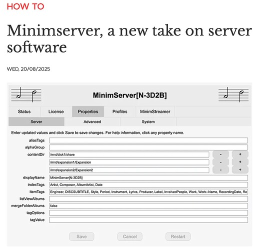 MinimServer Screenshot Sep 29